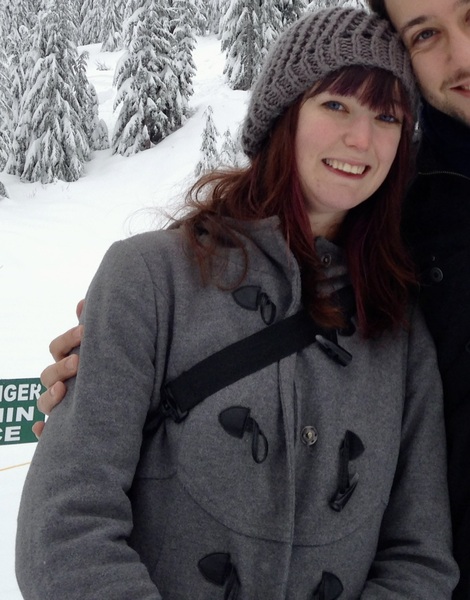 a man and woman posing for a picture