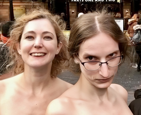 two women with glasses on